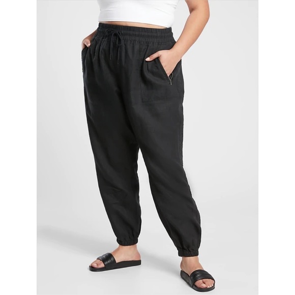 Athleta Cabo Linen Jogger Pant - Picture 4 of 9